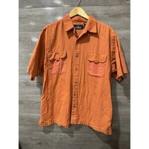Vtg Red Head Wild Turkey Embroidered Button Up Shirt XL Mens